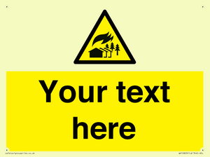 Custom Warning: Large scale fire zone